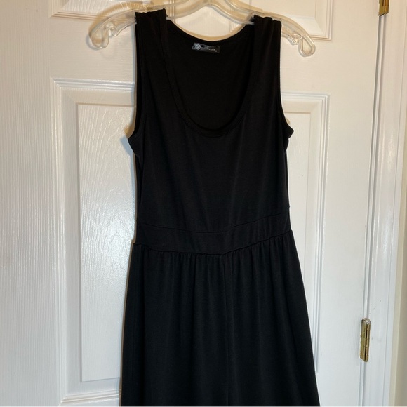 Pretty Garden Black Sleeveless Wide-Leg Jumpsuit – Women’s Small, Casual Chic - Picture 3 of 12